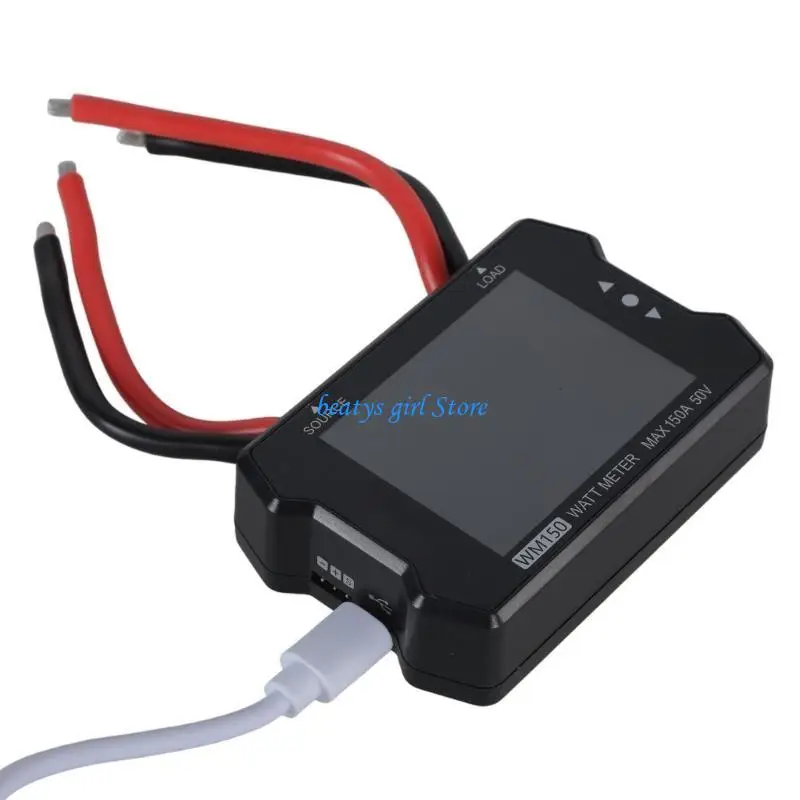 

C7AB WM150 150A 50V LCD Display Current Tester PWM Output Power Testing