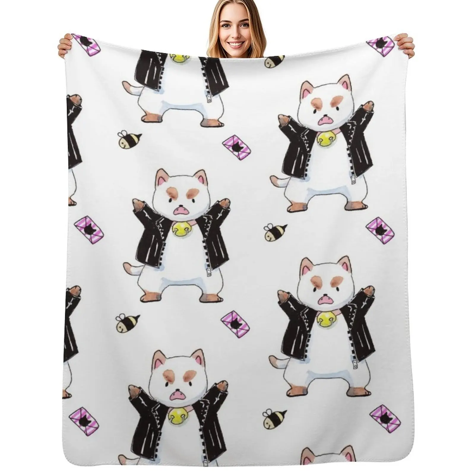 I am a tough guy!!! Throw Blanket Stylish Couch Blanket for Home Living Room