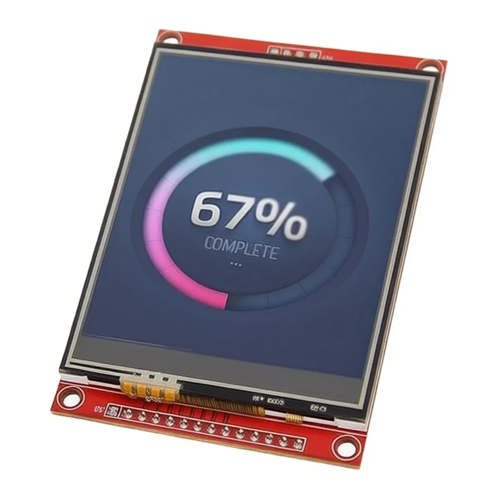 TFT LCD Module 3.2 inch 240x320 For SPI Serial Interface Touch Display with For SD Card Slot for Wearable Devices
