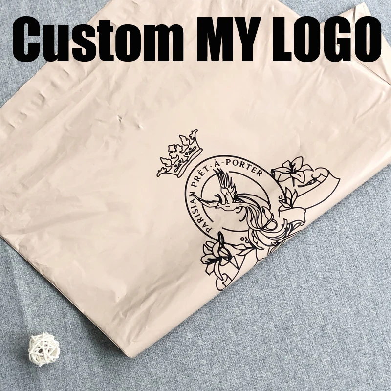 Hot Selling Custom Logo Waterproof Courier Poly Bag Self-sealing Shipping Mailing Bag For Clothing