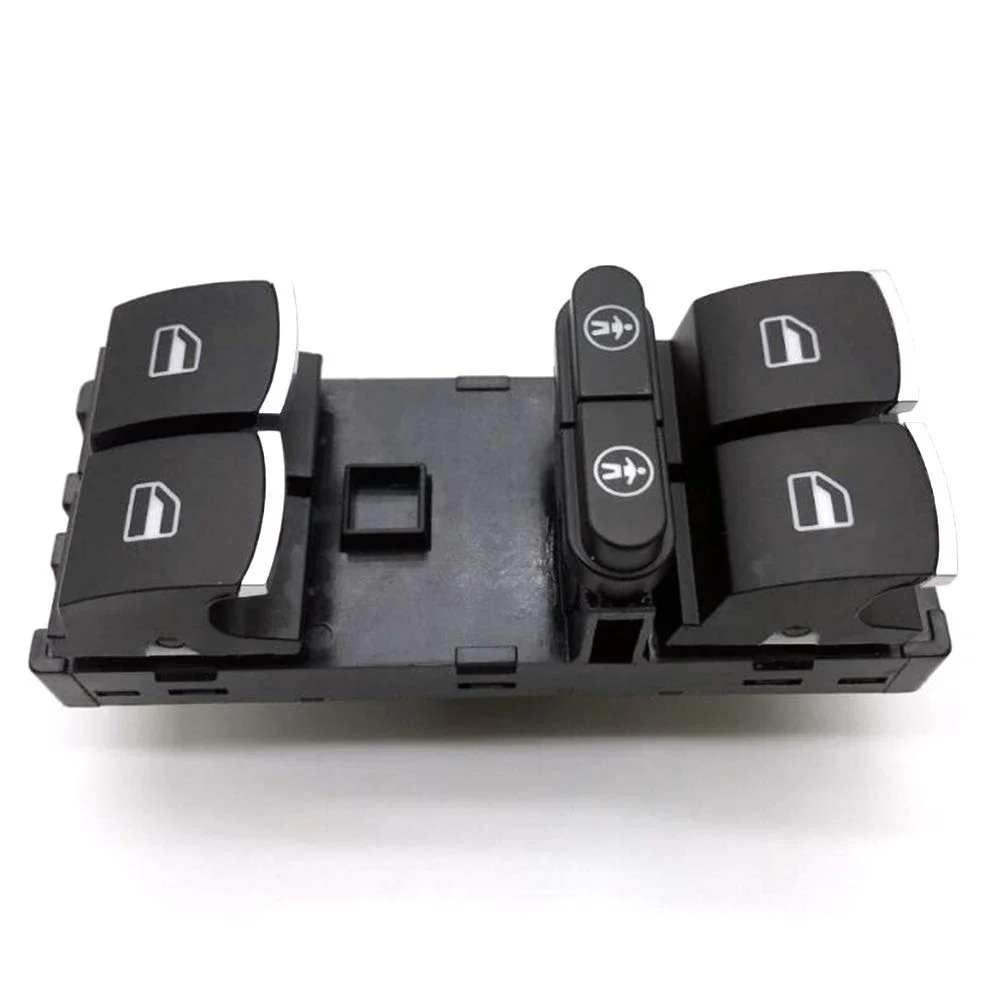 7P6959857  For VW Touareg Sharan For Seat Alhambra 2011 2012 2013 2014 2015 2016 Power Window Master Switch Chrome