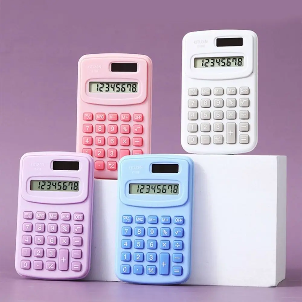 Stationery Arithmetic Office Supplies Accounting Tool Mini Electronic Calculator Small Calculator Accountant Calculator