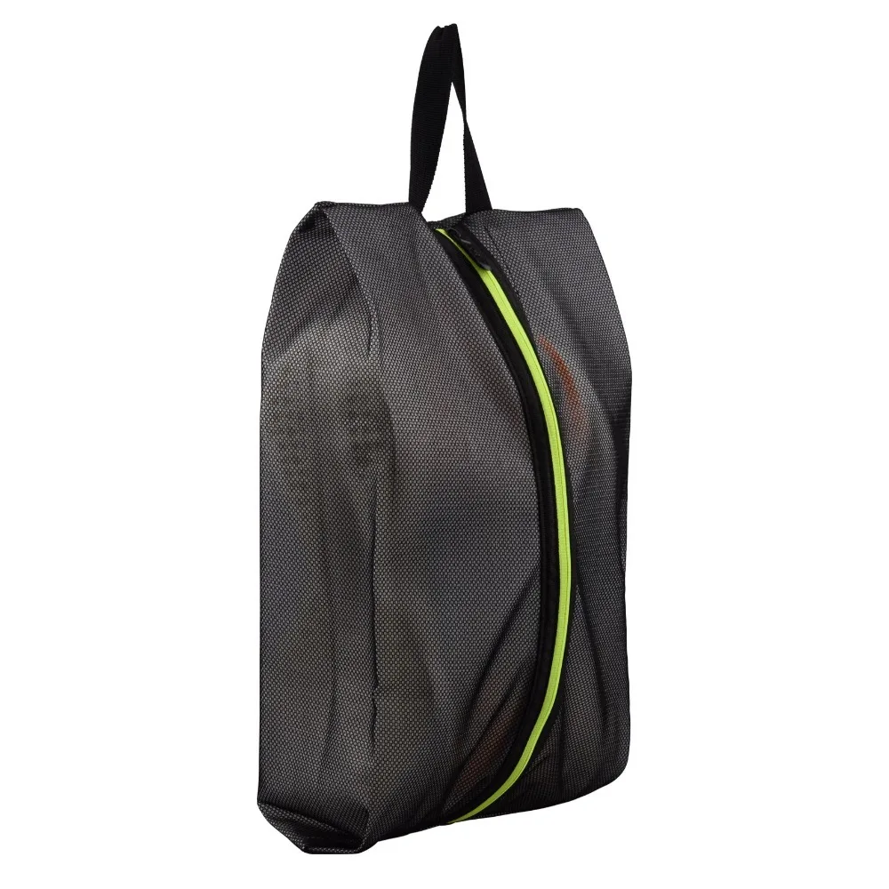 Portable Oxford Cloth Shoe Storage Bag Dust-Proof with Zipper Travel Shoe Bag Waterproof Lightweight Soccer Cleat Bag for Travel