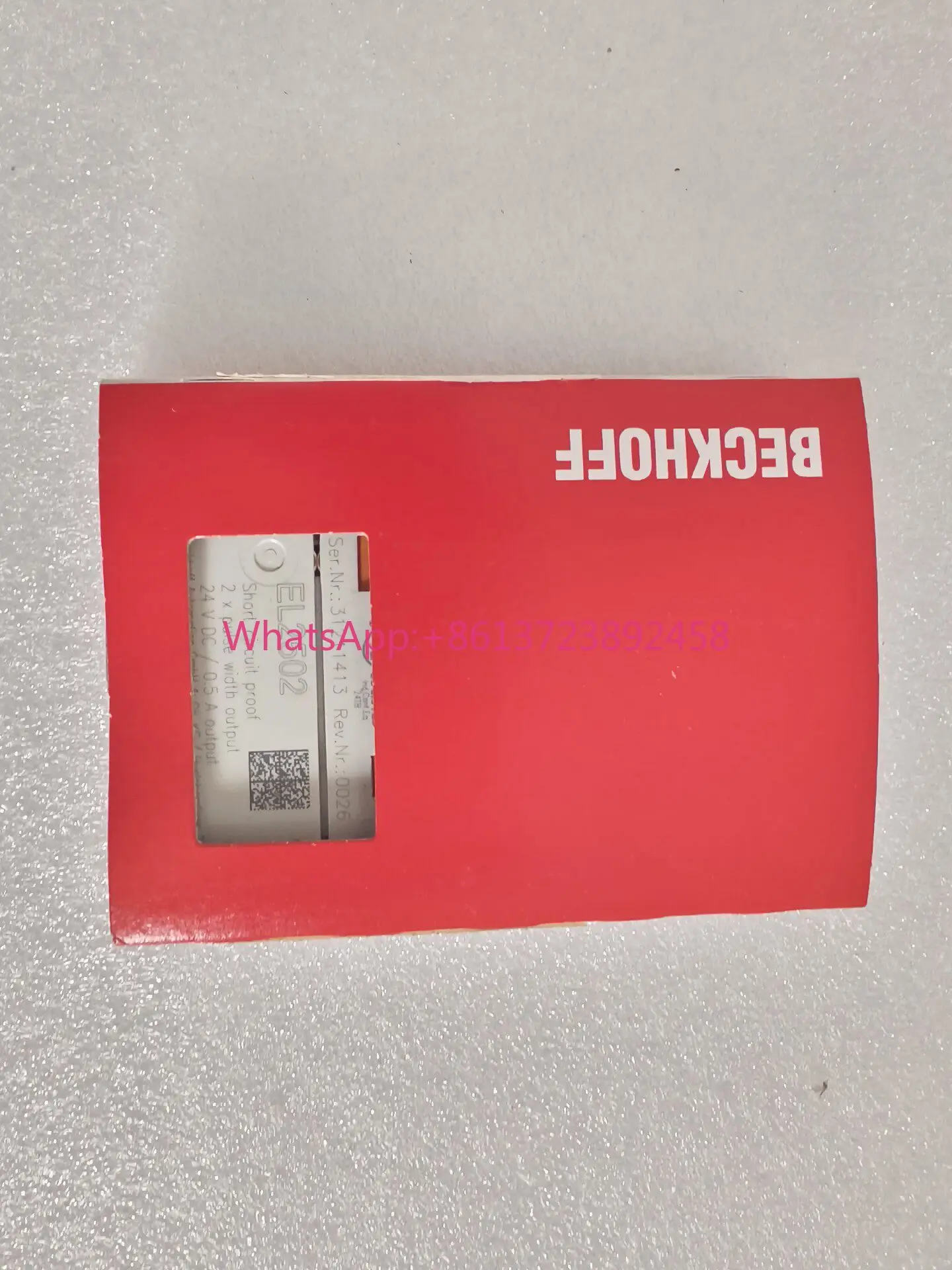 

BECKHOFF EL2502 with code, German Beckhoff module, spot.