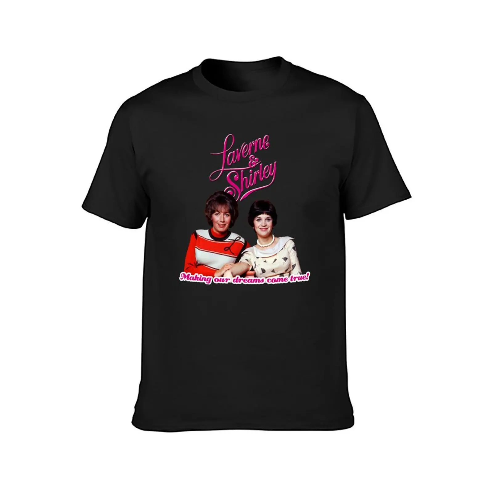 70s Laverne & Shirley Happy Days Spin off dreams tribute T-Shirt Blouse shirts graphic tees mens clothes