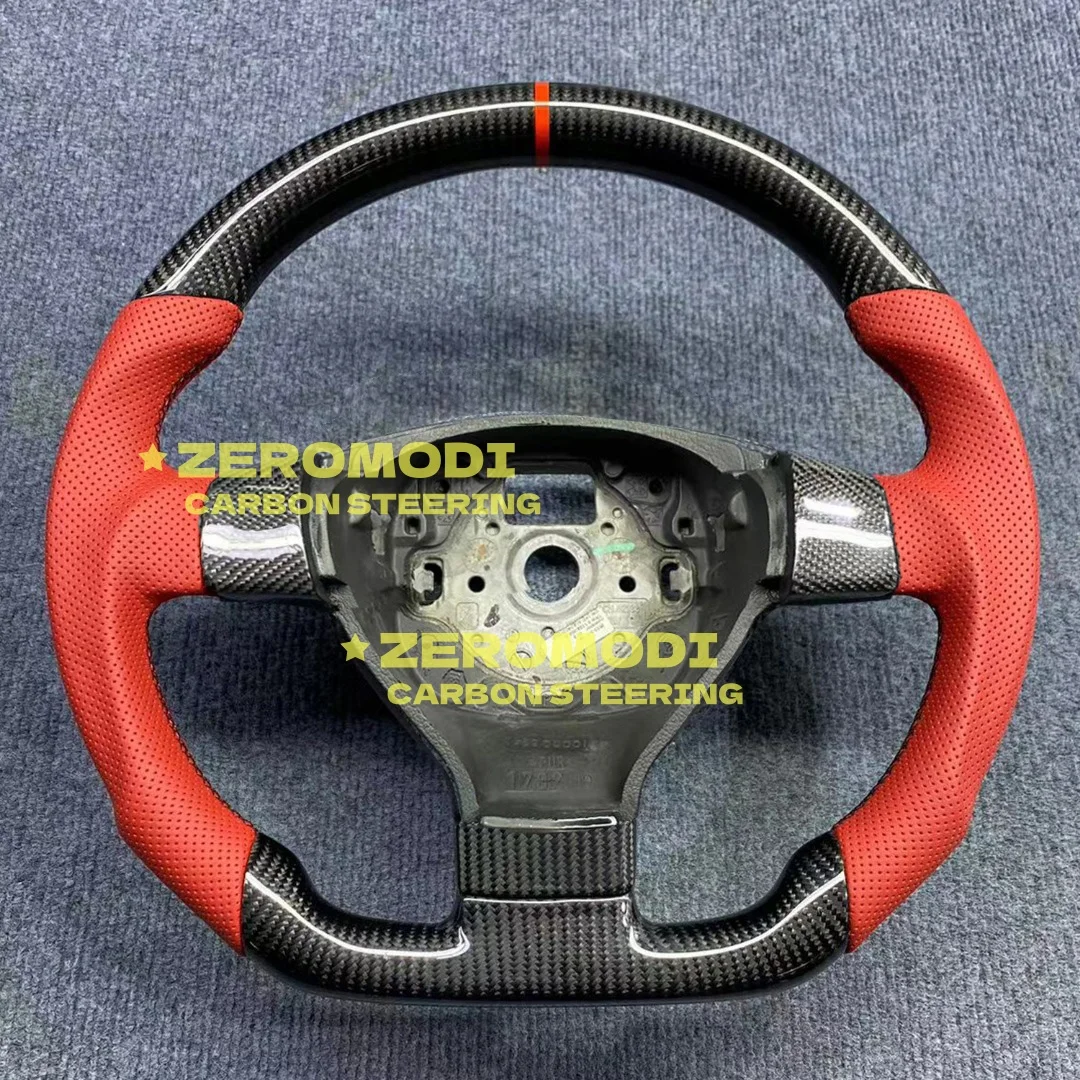 For VW Volkswagen Golf 5 Jetta Mk5 GTI R32 EOS Passat B6 Bora Custom Replacement Real Carbon Fiber Steering Wheel
