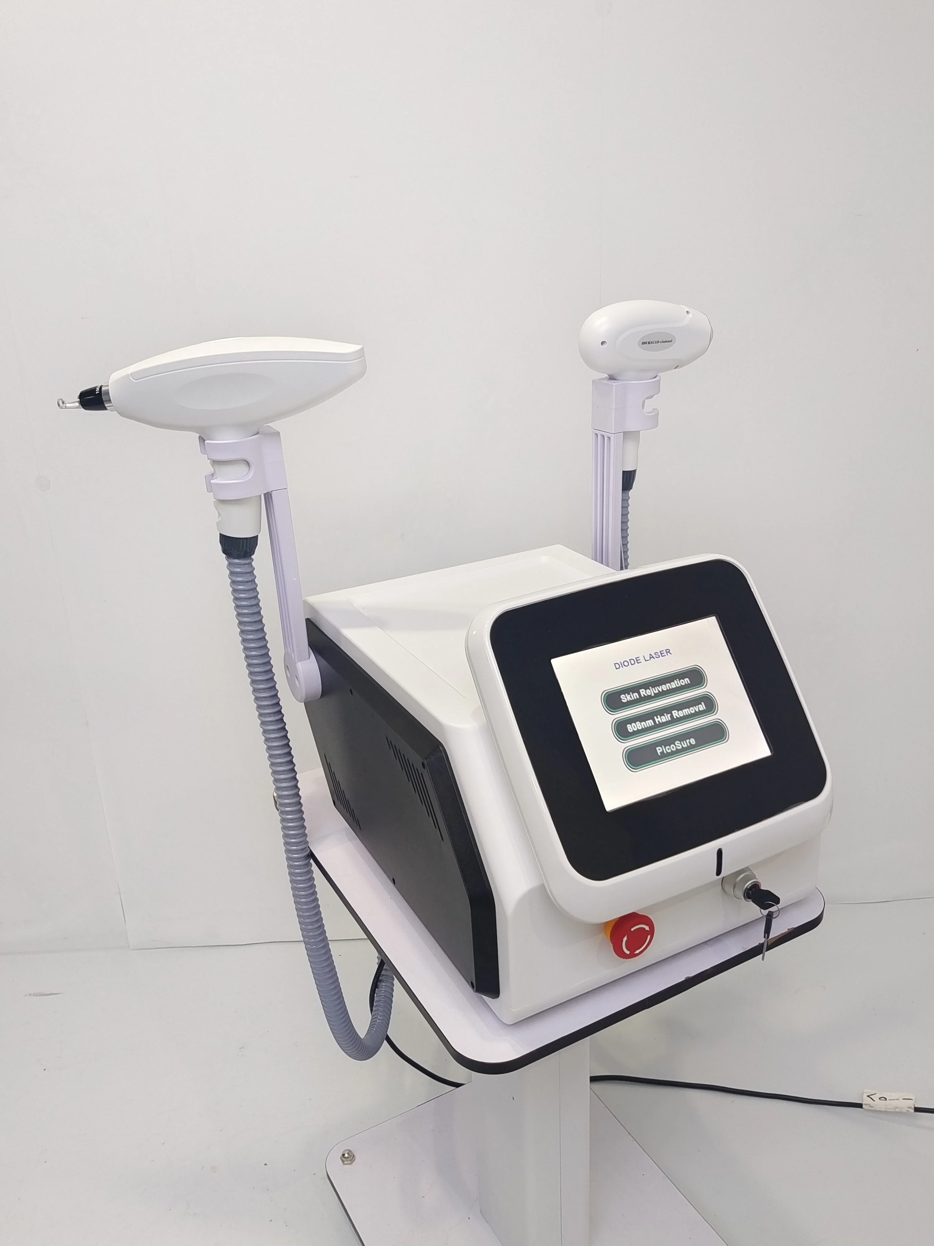 Новый 2в1 4000 Вт диод 808 нм 4-волновой лазер безболезненное удаление волос Уход за кожей 2025 Новейший портативный инструмент для удаления волос