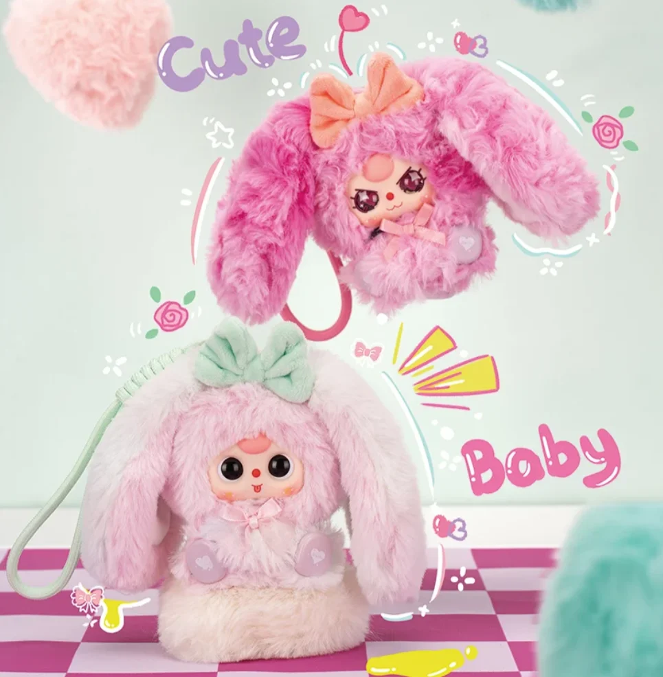 Nieuwe Baby Drie Alice Rabbit Town Serie Blind Box Kawai Hanger Speelgoed Verzamel Figuur Pop Verjaardag Meisje Fans Kerstcadeau