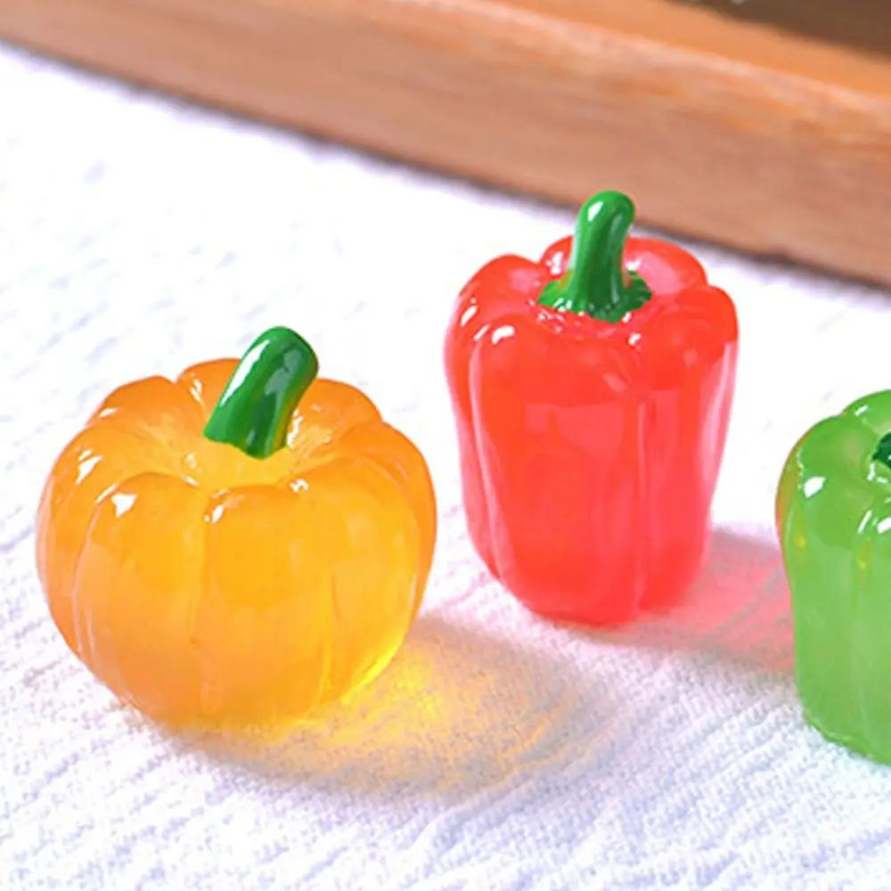 Cute Mini Simulation Vegetables Handicrafts DIY Decorations Vegetables Figurines Miniatures Realistic Artificial Vegetables