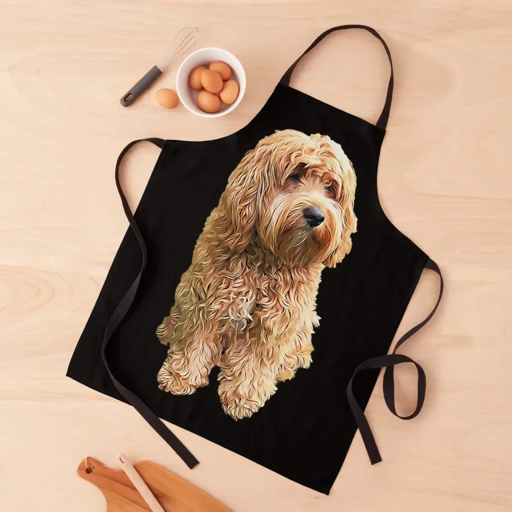 Cockapoo Cockerpoo Oh So Stylish! Apron women's kitchens chef for man Customizable for home useful pieces Apron