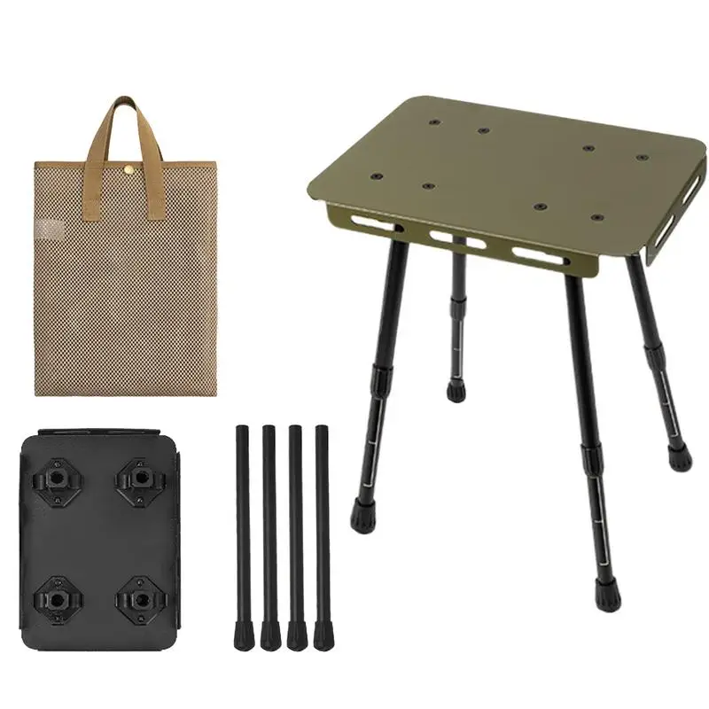 

Folding Table Outdoor Folding Table Anti-Slip Heavy-Duty Gear Desk Portable Furniture Stool For Dorm Rooms Conferences Small