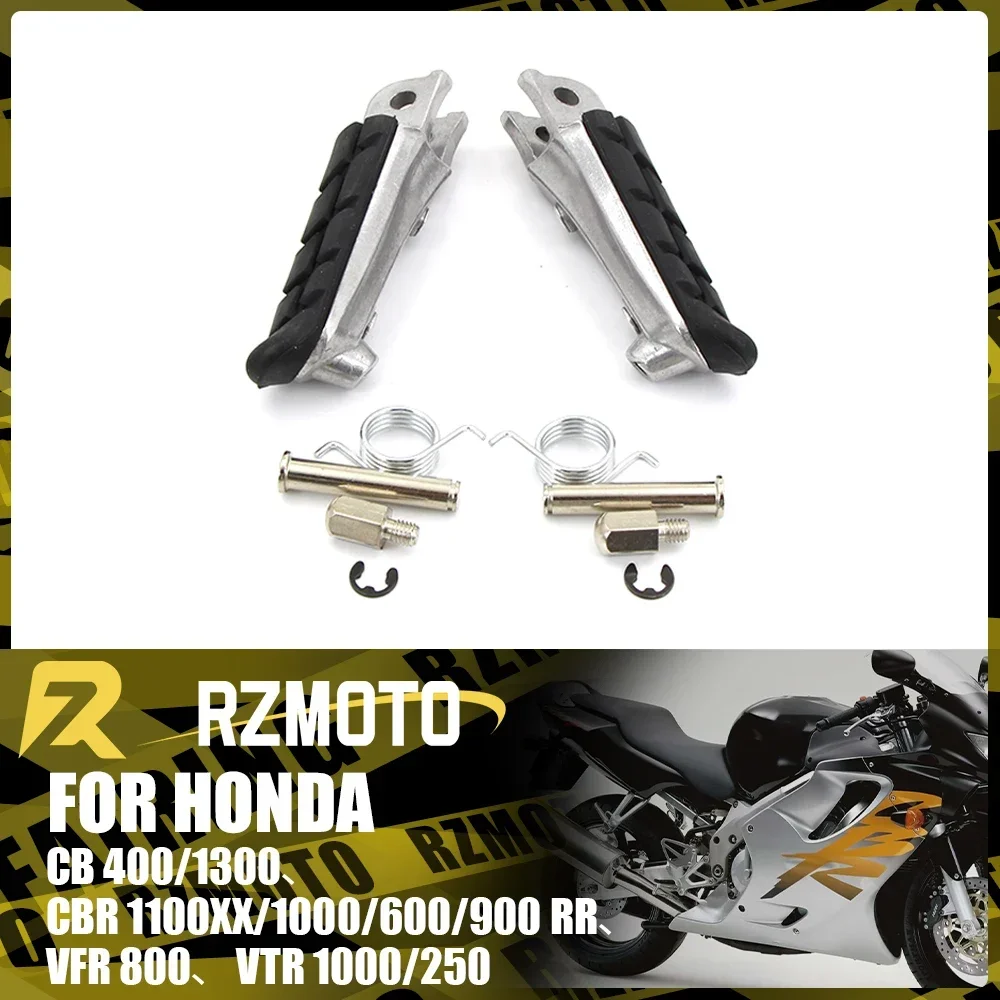 

FOR HONDA CB400 V-TEC CBR1100XX CB1300 VFR800 CBR 600 F F3 F4 F4i CBR900RR Motorcycle Front Footrests Foot Peg Pedal Foot Rest