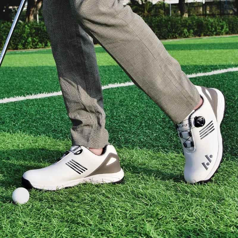 Nowe męskie buty golfowe, biznesowe buty sportowe na świeżym powietrzu, profesjonalne buty treningowe