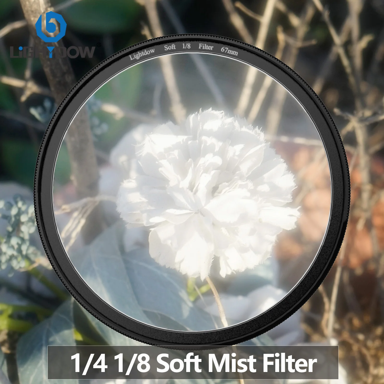 Lightdow Soft Mist Lens Filter 1/4 1/8 Dreamy Effect 49 52 55 58 62 67 72 77 82 mm for  Canon Nikon Sony Fuji Camera Lens Filter — Sony