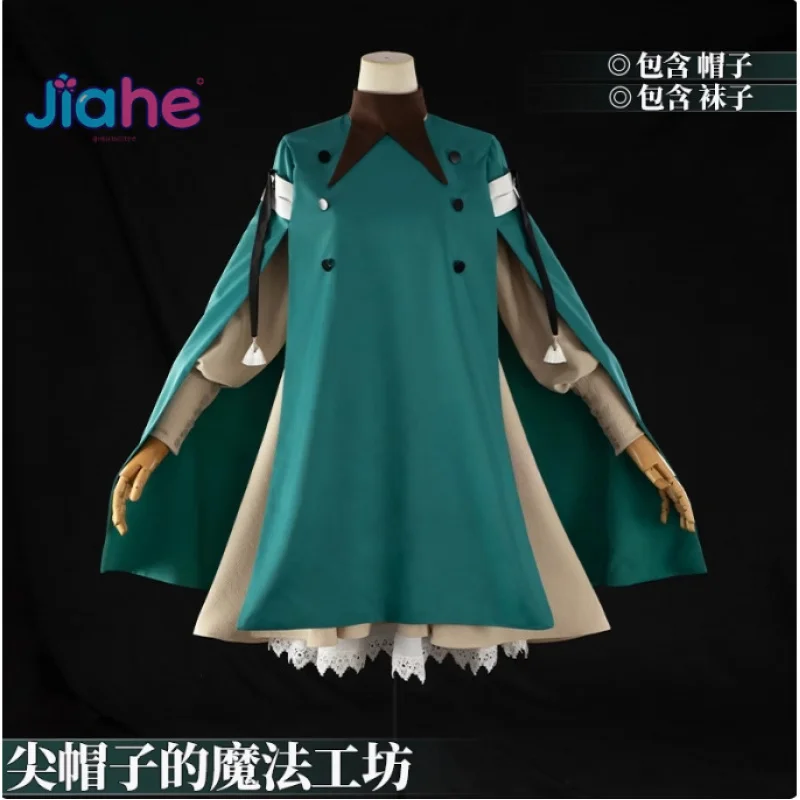 

Anime Witch Hat Atelier Richeritto Tetia Koko Coco Cosplay Costume Hat socks coat Halloween party dress Woman Man sweet uniform