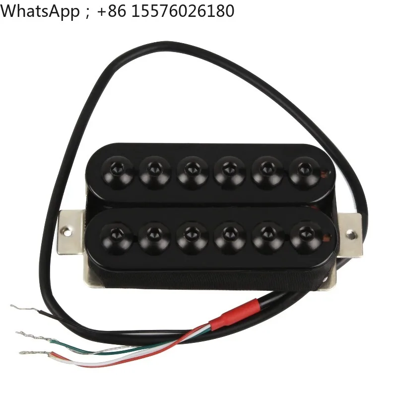 Noise Reduction Wax Sealed Electric Guitar Pickup, Neck Bridge Universal Double Coil