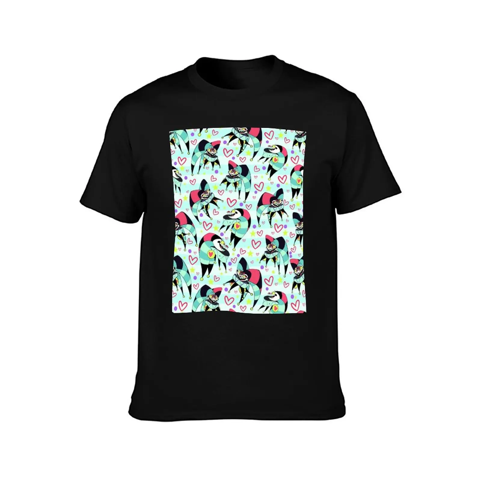 Fizzarolli Seamless Pattern Helluvaboss Fizz T-Shirt Light Athletic Short Sleeve Tee Shirt
