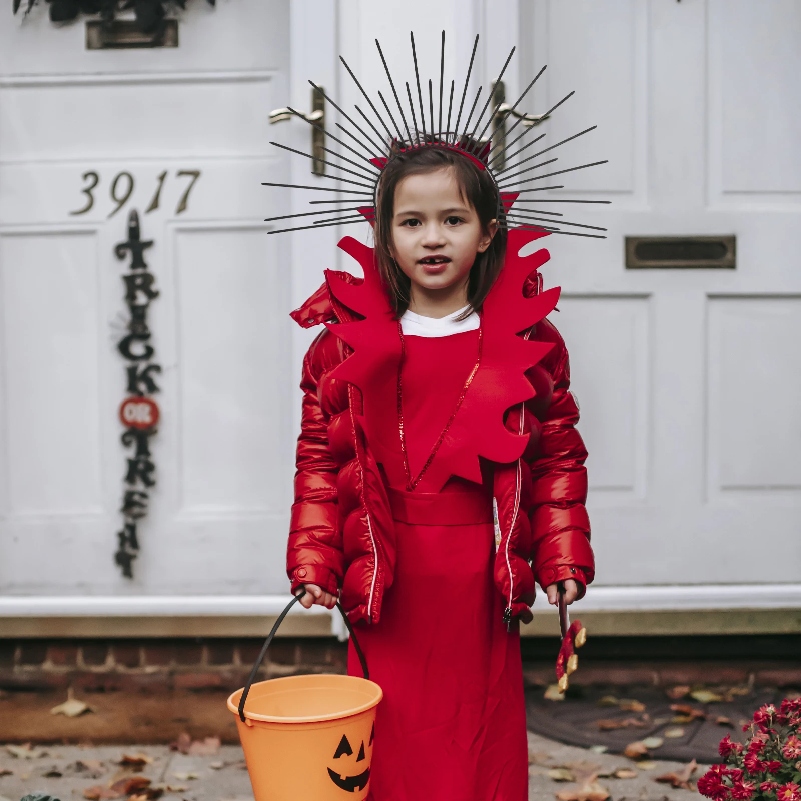 

1pcs Sunburst Spike Crown Goddess Headpiece Halloween Costume Hair Accessory Wedding Party Headdress Prom Queen Tiara Cosplay