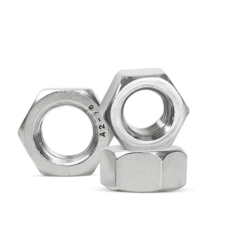 1-30pcs UNC 2#-56 to 3/4-16 304 A2-70 Stainless Steel UK US Standard Coarse Fine Thread Hex Hexagon Nut Hardware Fasteners