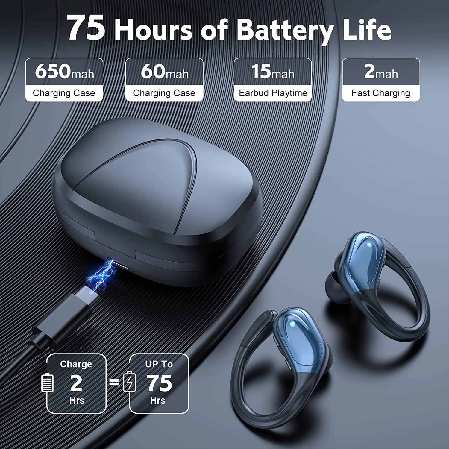 Newest TWS Szikratávirát Fejhallgató HIFI Zeng Bluetooth Távbeszélőkagyló Ribillió Mérséklés Sportág headse IPX7 Vízhatlan esőköpény earbuds vel Viadal mic