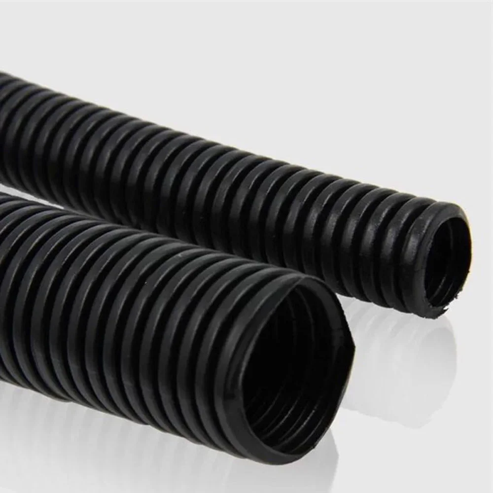 

30M 1/4" 3/8" Protective Tube Plastic Insulation Corrugated Cable Sleeve Tube Cable Protection Tube Opening For Cars Ships