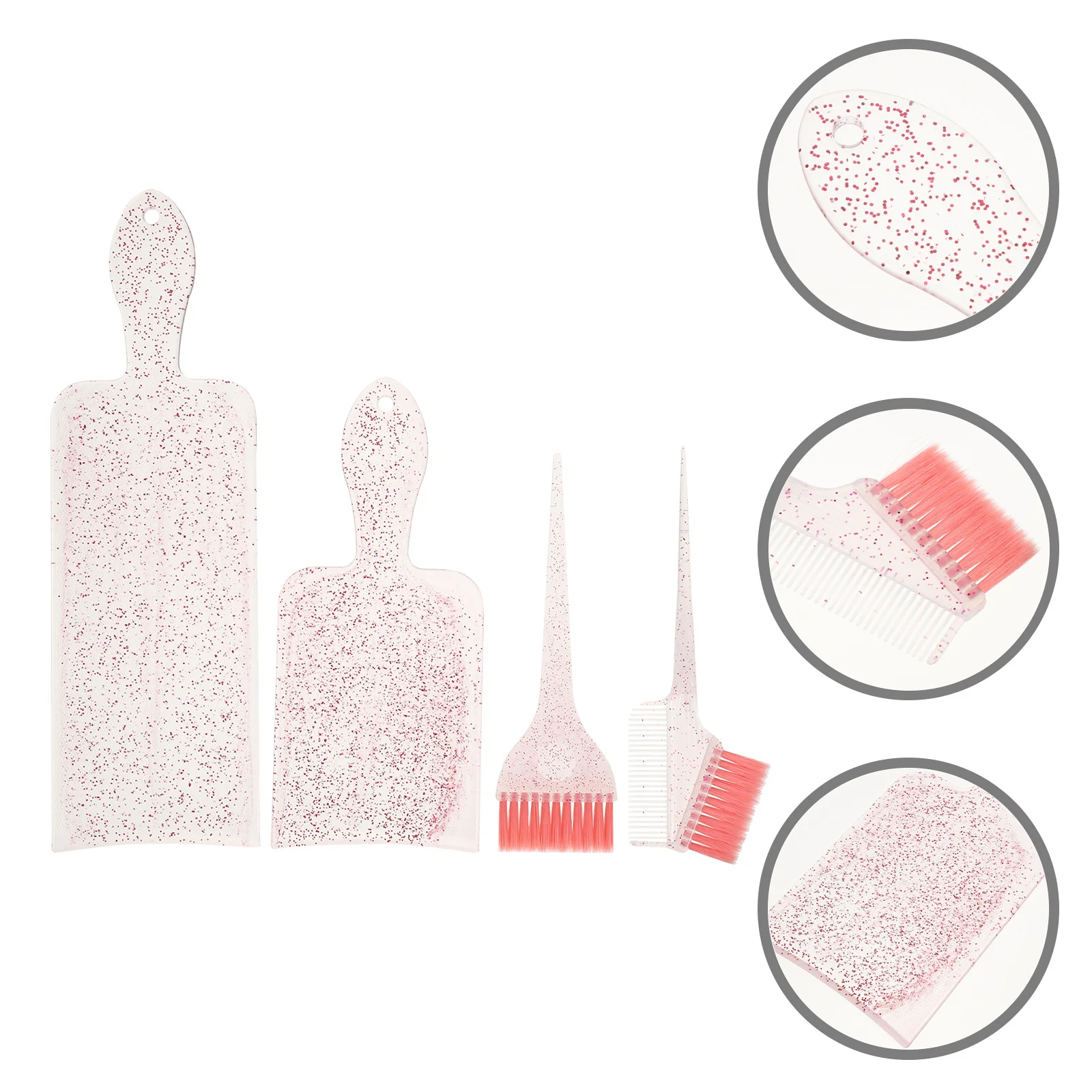 

1 комплект, доска для мелирования волос, расческа, лопатка для краски для волос, набор для окрашивания, салонные инструменты «сделай сам», набор для мелирования, лопатка для окрашивания