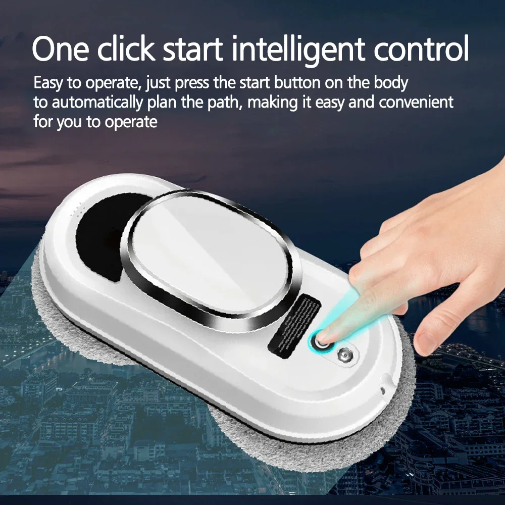 Ultra Thin Window Cleaning Robot Household Vacuum Cleaner Electric Window Wiper Remote Control Glass Wiper Cleaning Machine