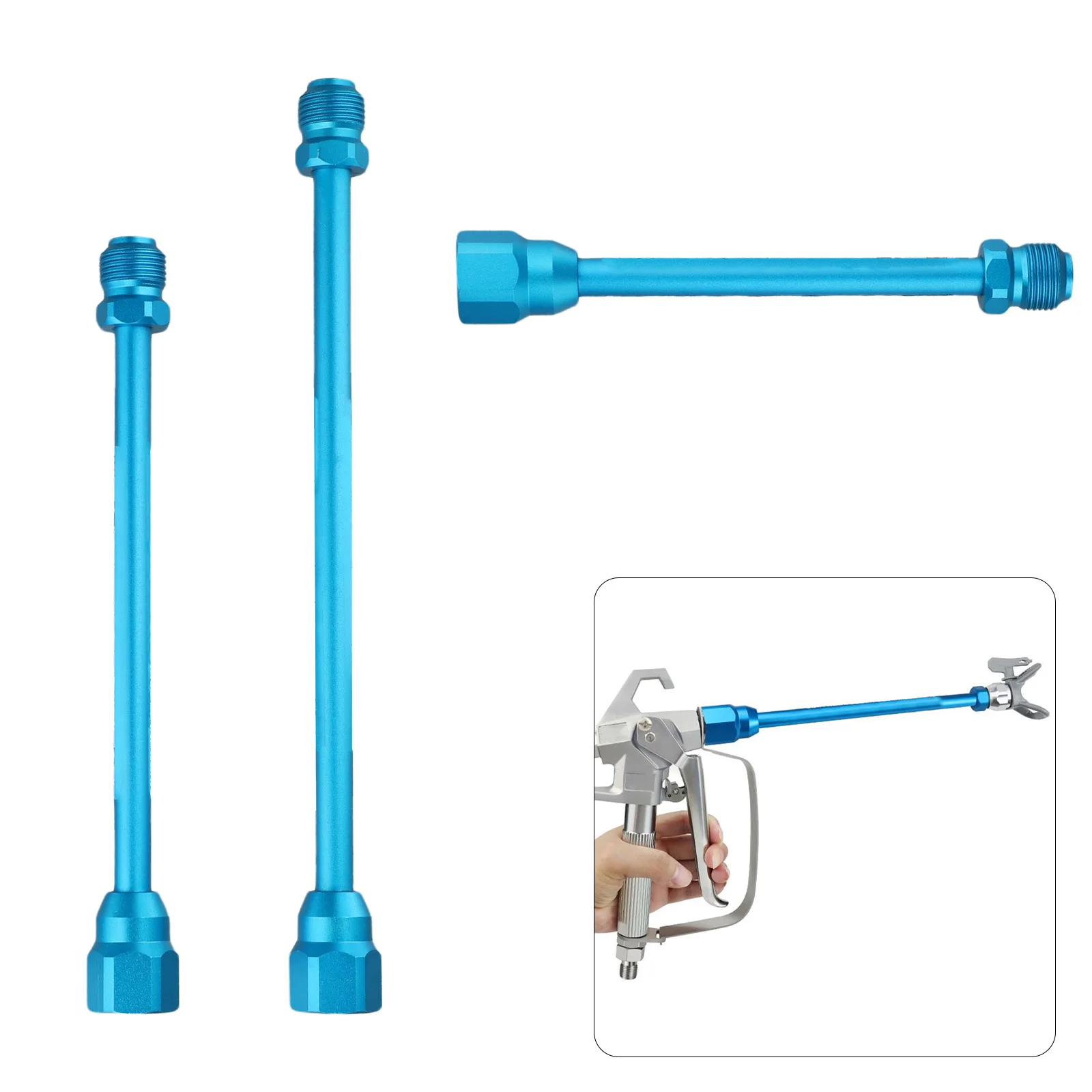 

For Ceiling Applications Airless Paint Sprayer Extension Nozzle Extension Rod Easy To Install High Sealing Effect
