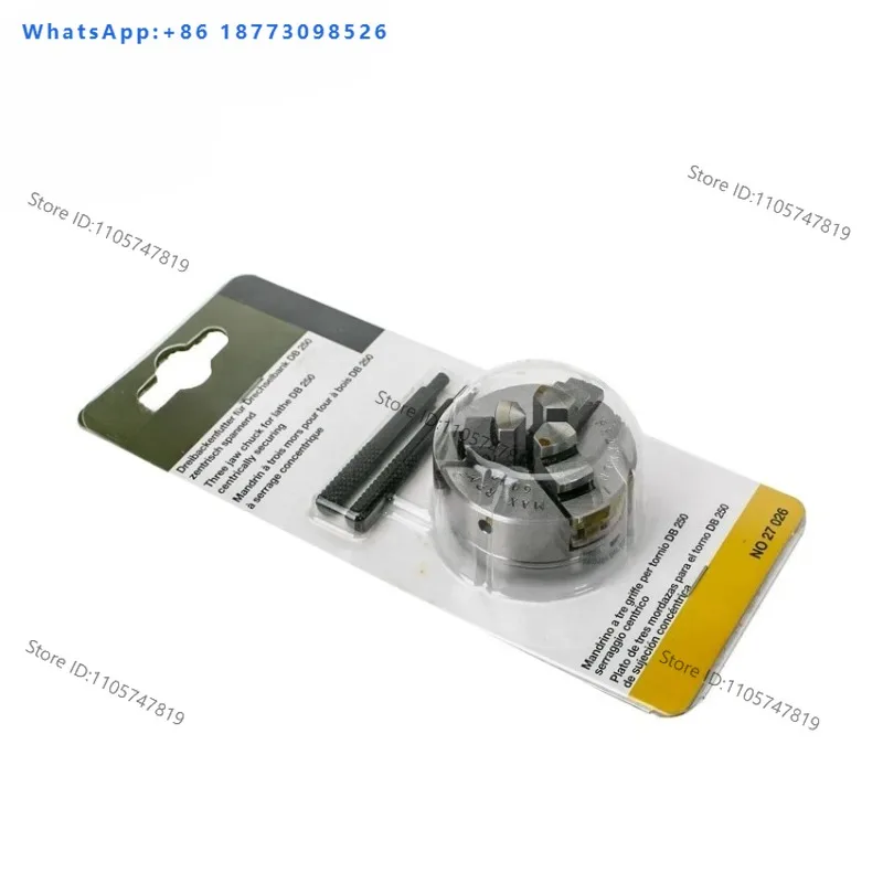 [27026] 3-jaw self centering chuck for woodworking lathe DB 250