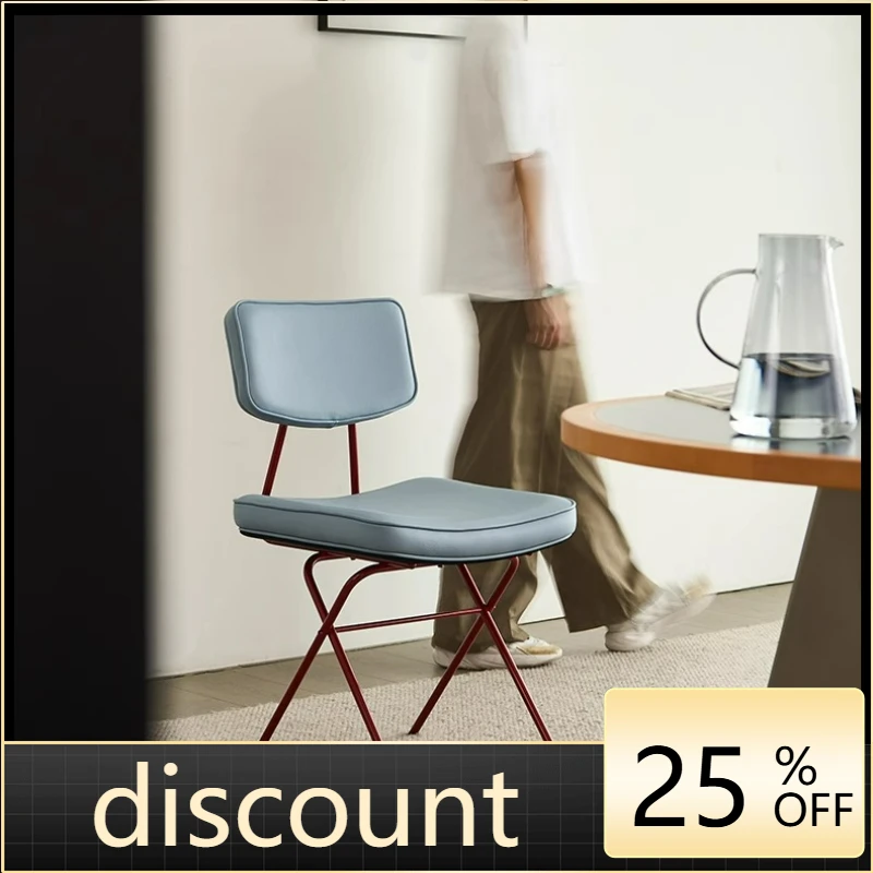 

LTT Bauhaus Dopamine Dining Chair Modern Back Chair Light Luxury Home Single Chair