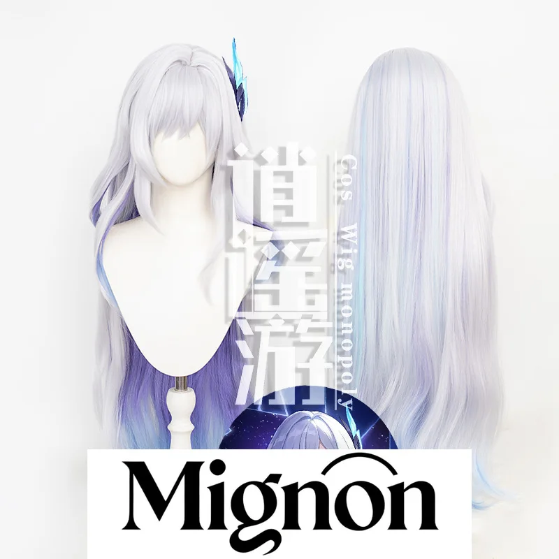 

Genshin Impact Skirk Косплей Парик Моделирование Кожи Головы Топ Многоцветный Градиент Длинные Волосы Подарок на Хэллоуин