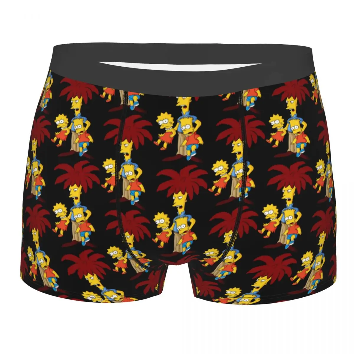 

Custom Simpsons Cartoon Boxers Shorts Men's Briefs Underwear Novelty Underpants