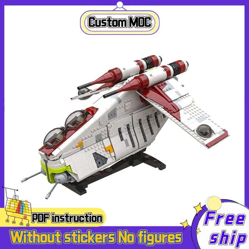 NEW 2028PCS Famous star battle Movie MOC Republing Gunship Model DIY creative ideas Christmas Toy Assembly Puzzle Birthday Gift