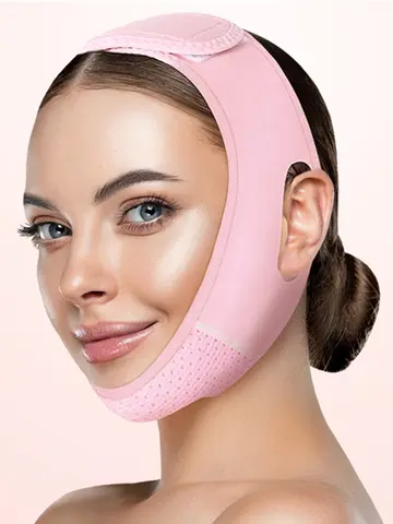 Reusable Face Strap, V Line Mask, Double Chin Reducer, Chin Up Patch, Chin Strap, V Shaped Belt, V Shaped Face Mask for Sagging