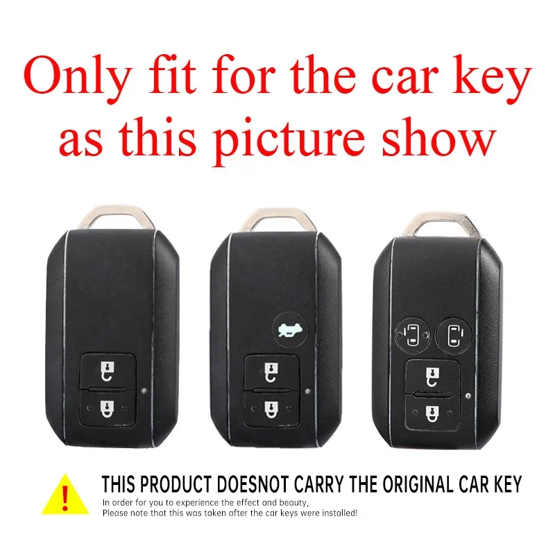 Zinc alloy  Car Remote Key Case Cover For Suzuki Sierra Jimny Swift Embona Spacia Wagon Ertiga Auto Keychain Decor Accessories