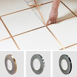 50M Self Adhesive Floor Tile Stickers Waterproof Wall Gap Sealing Tape Strip Floor Tile Beauty Seam Sticker Wall Decoration