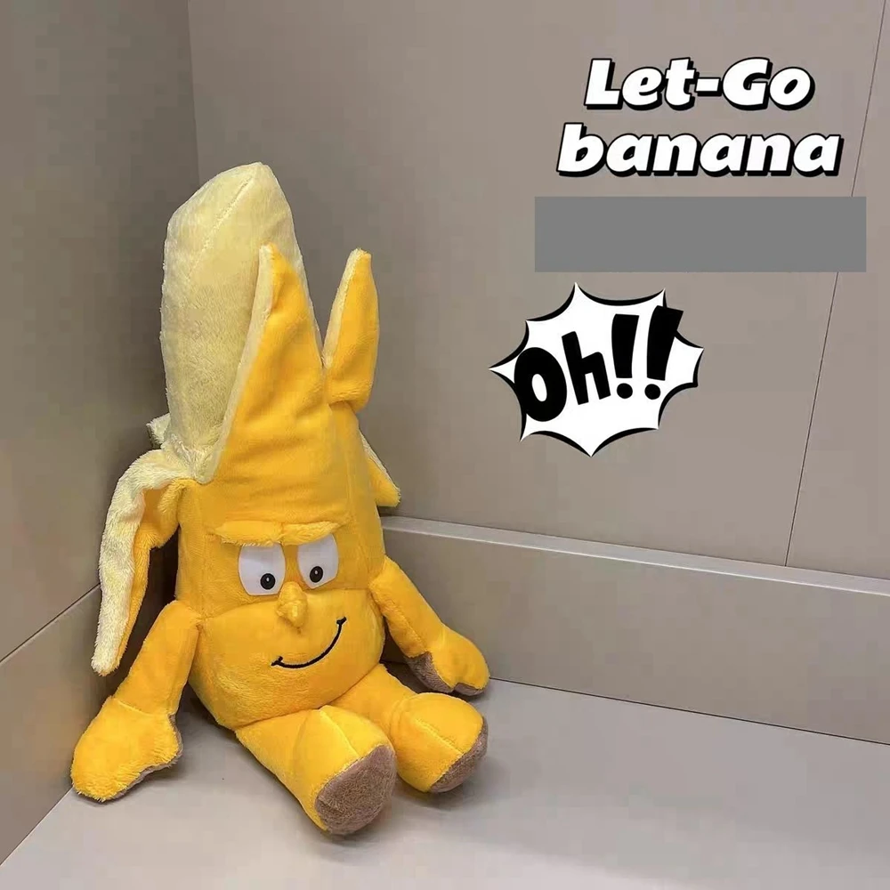 26CM Banana Strawberry Creative Plush Toy Ugly Instagram Cute Funny Doll Ornaments Take Photos To Send Children Birthday Gifts