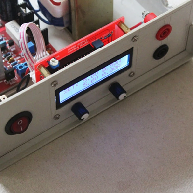 Power Supply DIY LCD Display Short-Circuit/Current-limiting Protection 0-28V 0.01-2A Adjustable Regulated