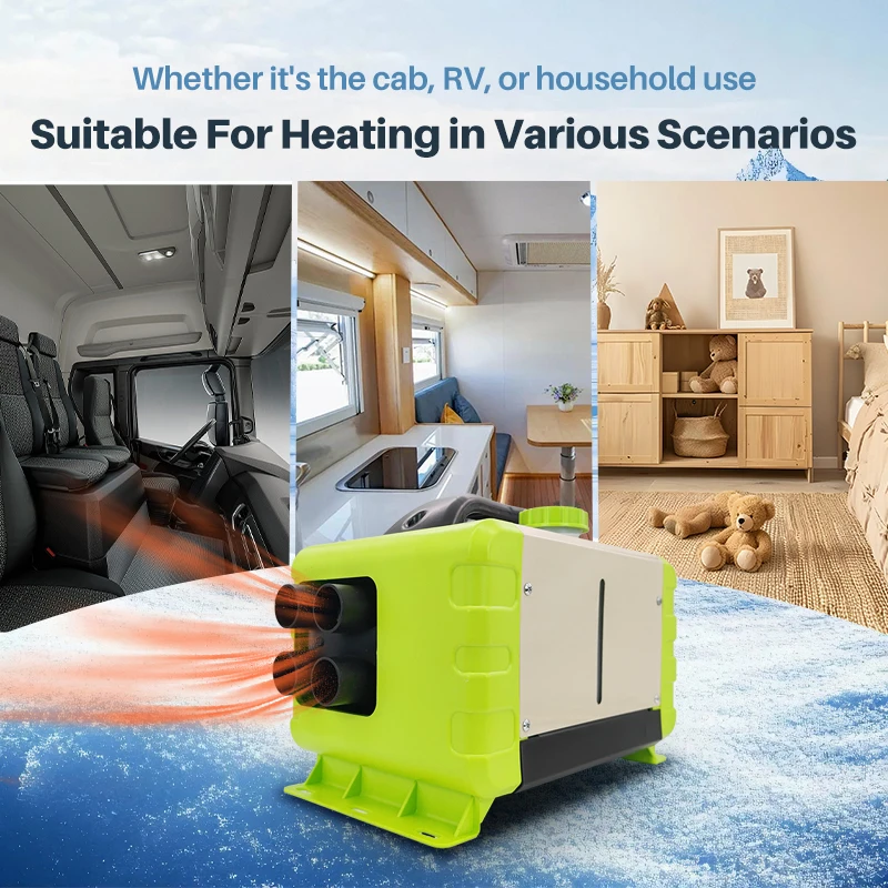 New OEM 12V/24V/220V All-in-One Marine Diesel Heater 8000W Portable Truck Air Conditioner for Caravan