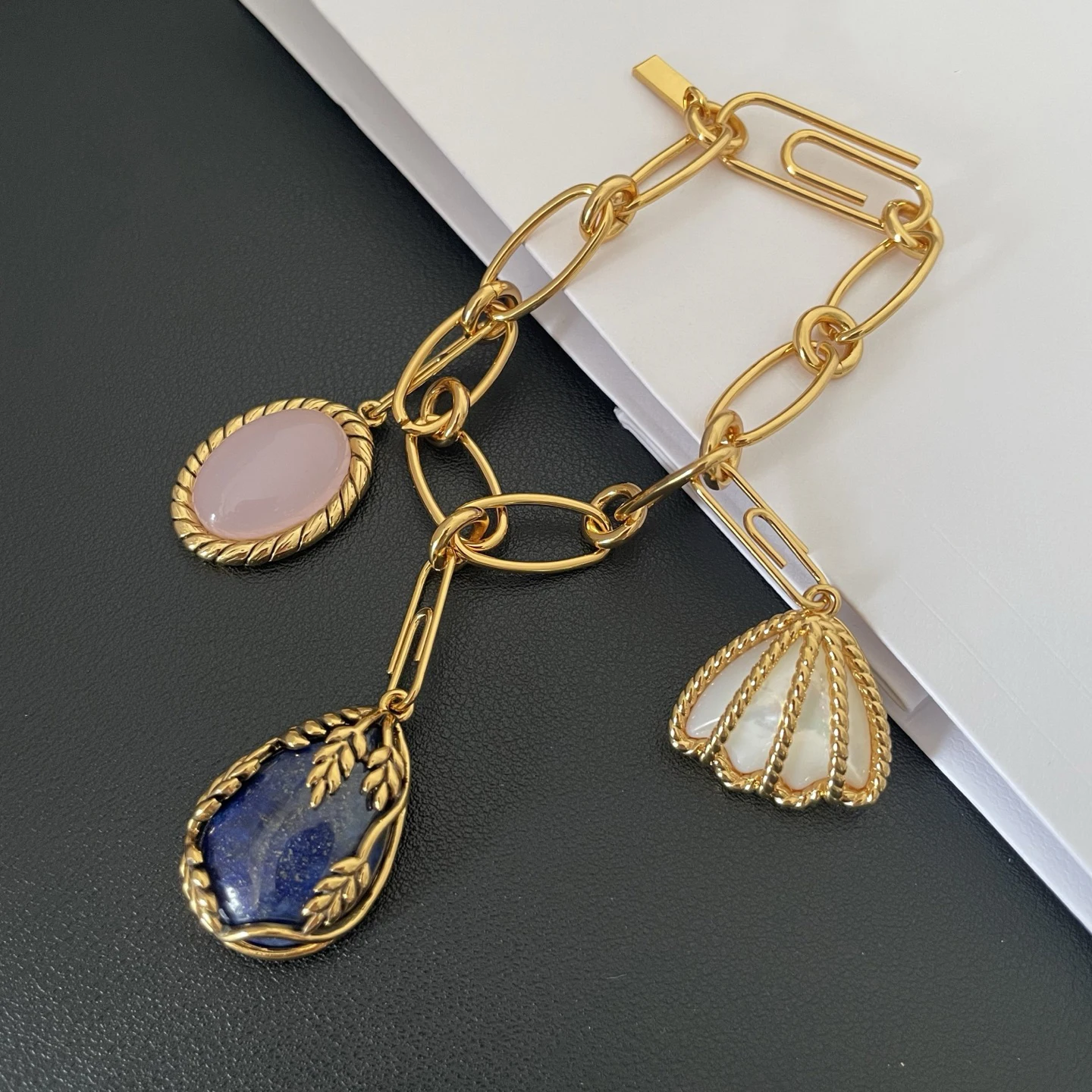 2026 Fashion Natural Colored Gemstones Top Quality Necklace Bracelet Woman Romantic Europe Jewelry