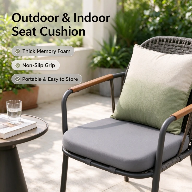 Stocking Stuffers New Elastic Sponge Seat Cushion, Soft Rebound Foam Chair Pad, Breathable Comfortable Seat Pad for Office Sitti