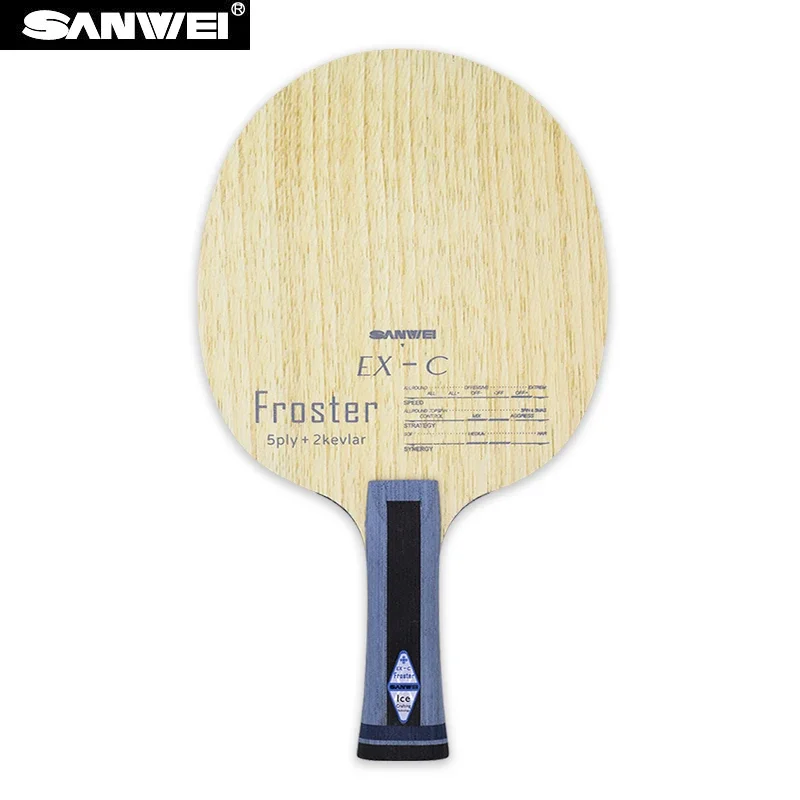 High Quality Professional Table Tennis Racket Ping Pang Bat Table Tennis Paddle SANWEI Froster