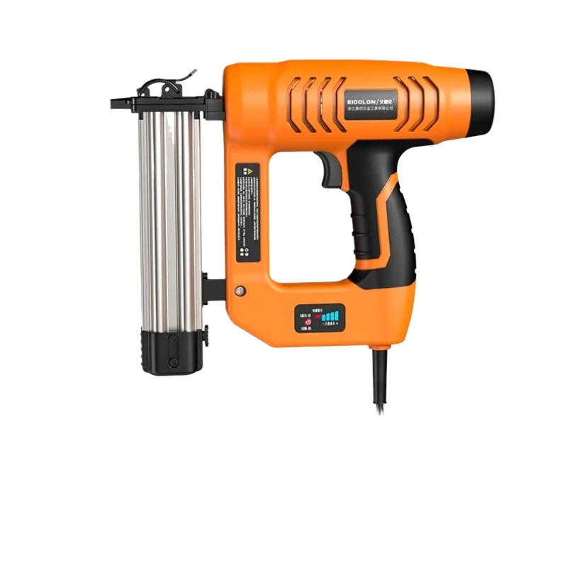 

Электрический стальной пистолет для гвоздей по бетону, съемка гвоздей, цемент, стальной ряд, потолок, гвоздь, артефакт