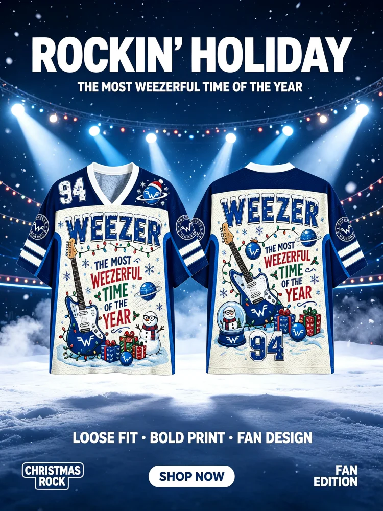 2026 Summer Weezer Band The Gathering Tour Sports Jersey Men Women T-Shirt Breathable Quick Dry Causal Fan Top Family Kids Tees