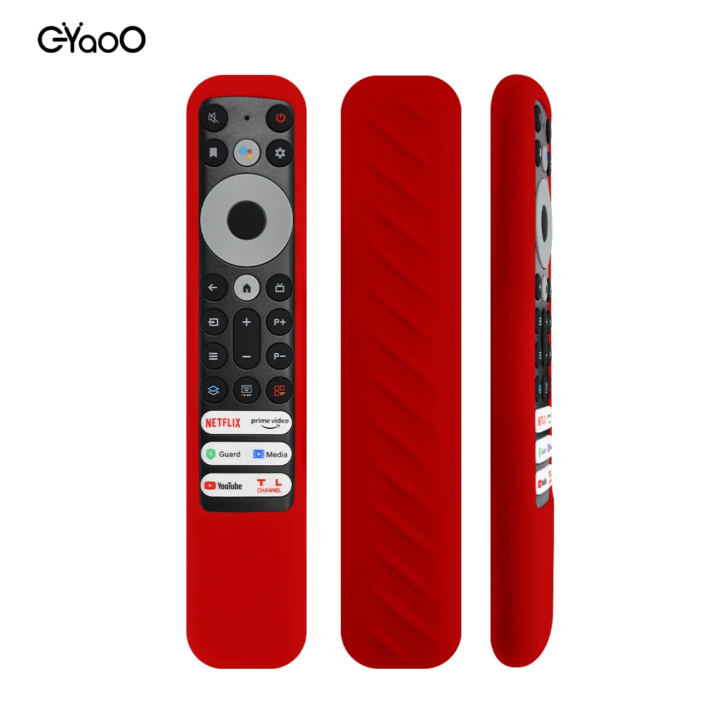 Silicone Protective Cover for TCL RC902VFMR1 TV Remote Control Silicone Thickened Drop-proof Silicone Glow in the Dark