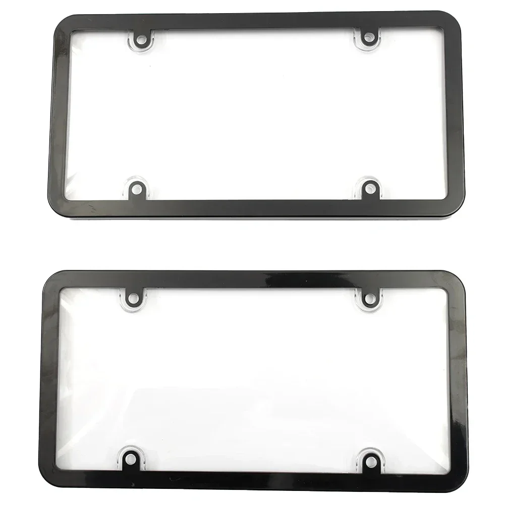 Plate Cover License Plate Photo Red Light Reflective 1pc ABS Anti Speed For: US Vehicles Practical High Quality