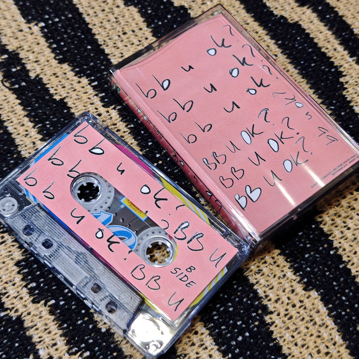 

DJ San Holo Music Tape bb u ok Album black and white Cassettes Cosplay Walkman Recorder Car Soundtracks Box Party Music Gifts