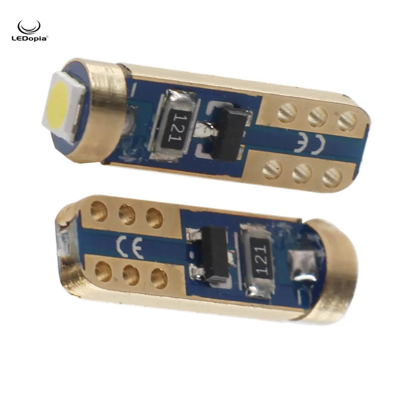 

T5 W3W 3030 1-SMD Car LED 1W 12V 24V Wedge Instrument Panel Speedometer Tacho Gauge Cluster Lamp Dash Light Bulbs