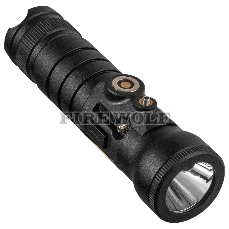 800 Lumens Tactical Flashlight Red Green Laser Sight Magnetic Charging Weapon Gun Light Pistol Light for 20mm Picatinny Rail