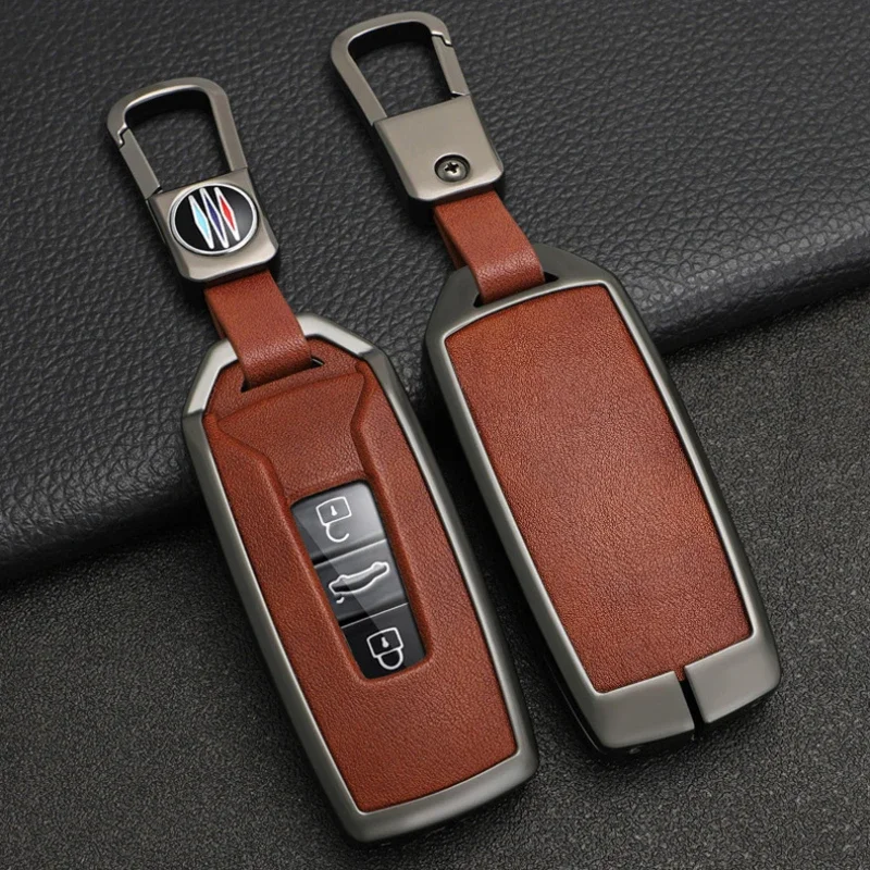 High Quality Alloy+ TPU Car Key Case Cover for Vw Volkswagen Touareg 2019 2020 2021 2022 Shell Fob Ring Keychain Protector